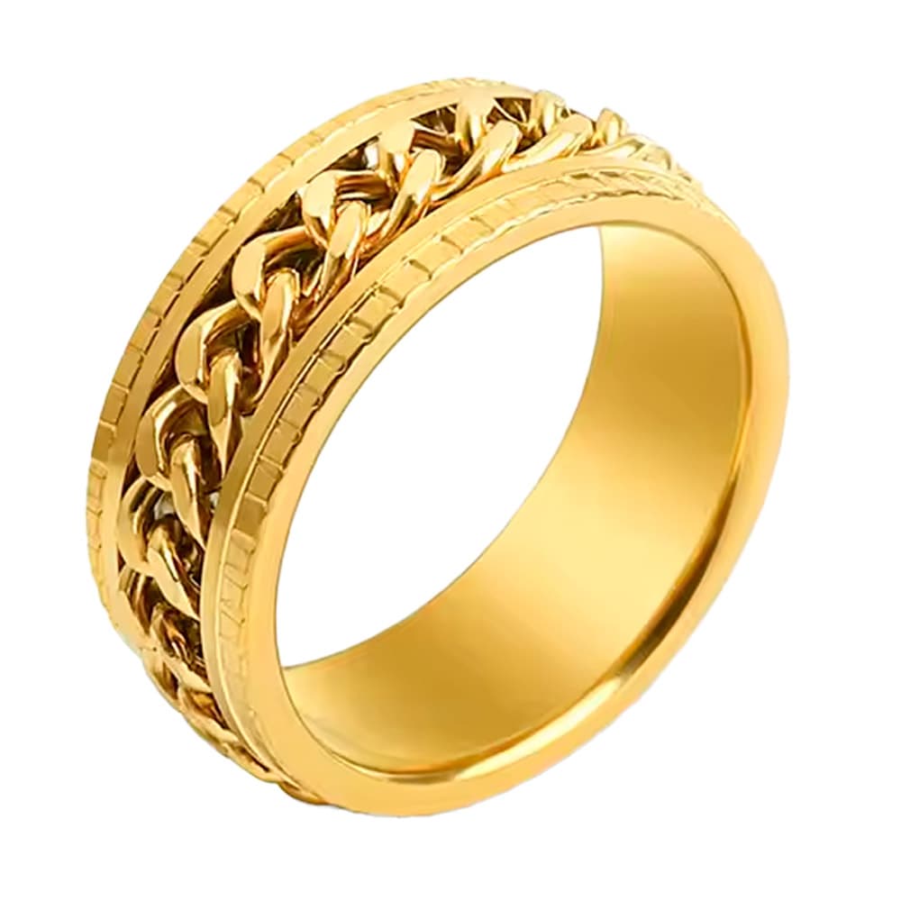 Anillo Titanio Gira Gadnic Anti Estrés Para Mujer Hombre Outlet