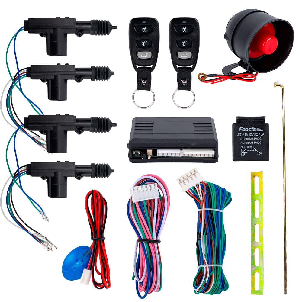 Sistema De Alarma Gadnic Para Autos  Control Remoto