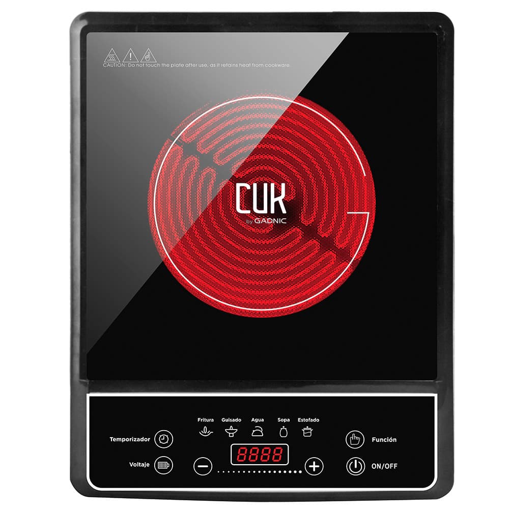 Anafe Eléctrico Cuk By Gadnic AV150 1 Hornalla 1500w Digital Timer Outlet