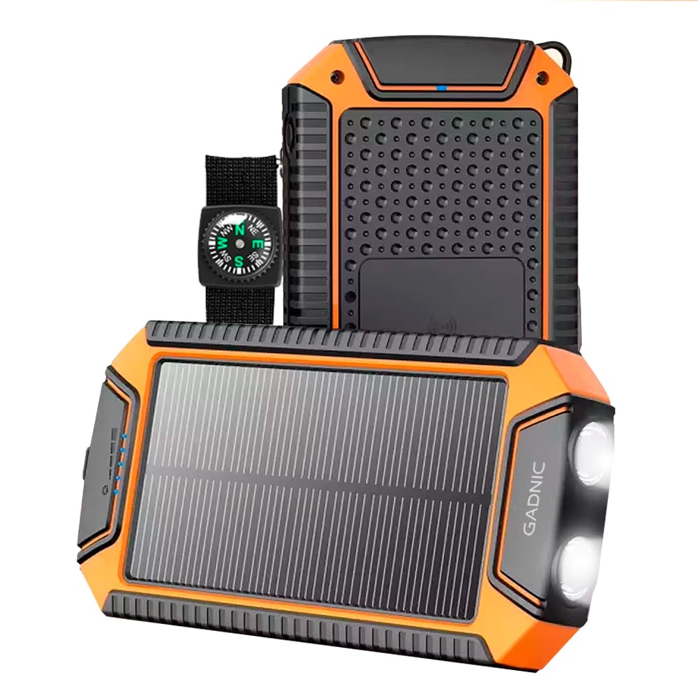 Cargador de Batería Solar Gadnic Power Bank Inalambrico 