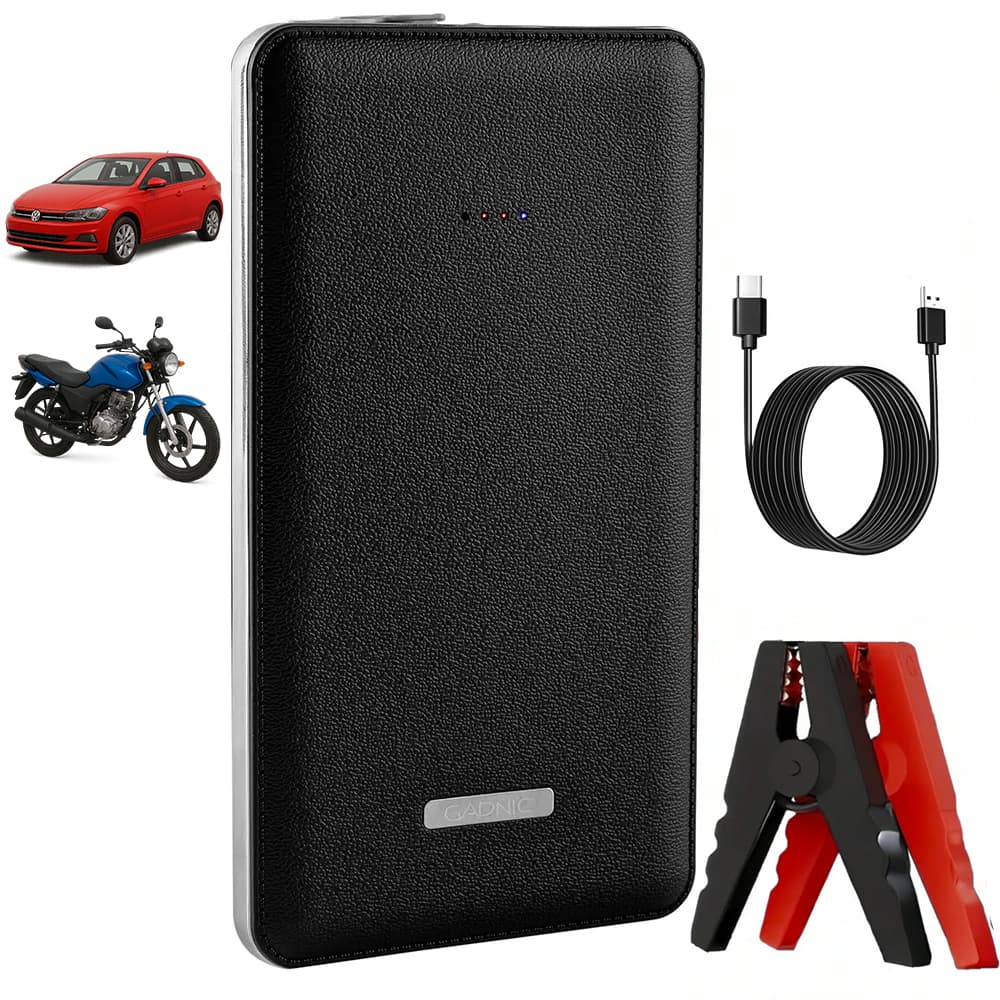 Power Bank Jump Starter Gadnic 10000 mAh 12 V Mini  Usado