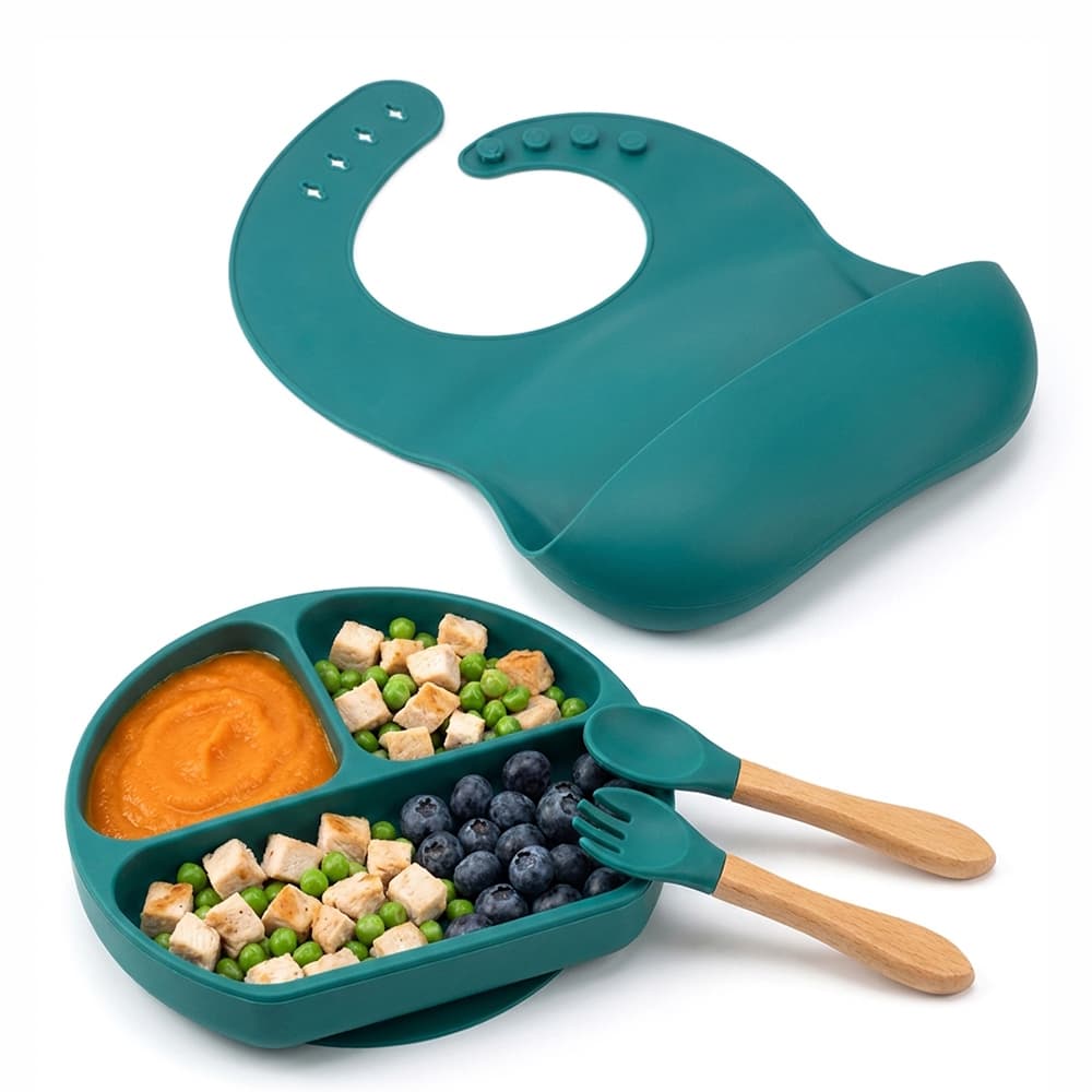 Set de Alimentación para Bebés Gadnic Silicona Premium