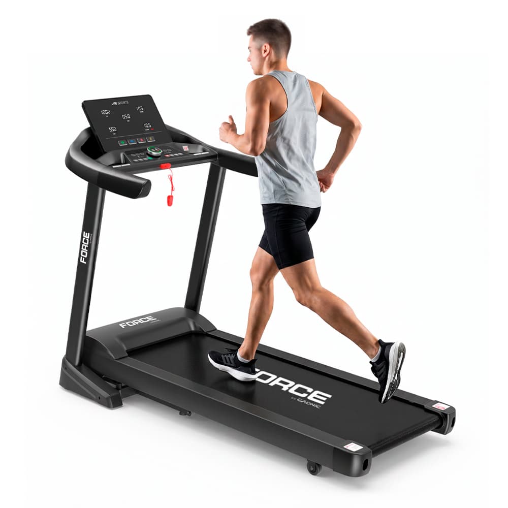 Cinta De Correr Force By Gadnic 35HP 18 Kmh Plegable Con Inclinación Automática Display LED Y MP3 Hasta 140 Kg Outlet