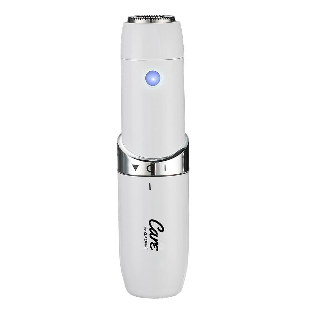Mini Depiladora Facial Care By Gadnic Portátil Cabezal Giratorio Acero Inoxidable Con Luz LED 