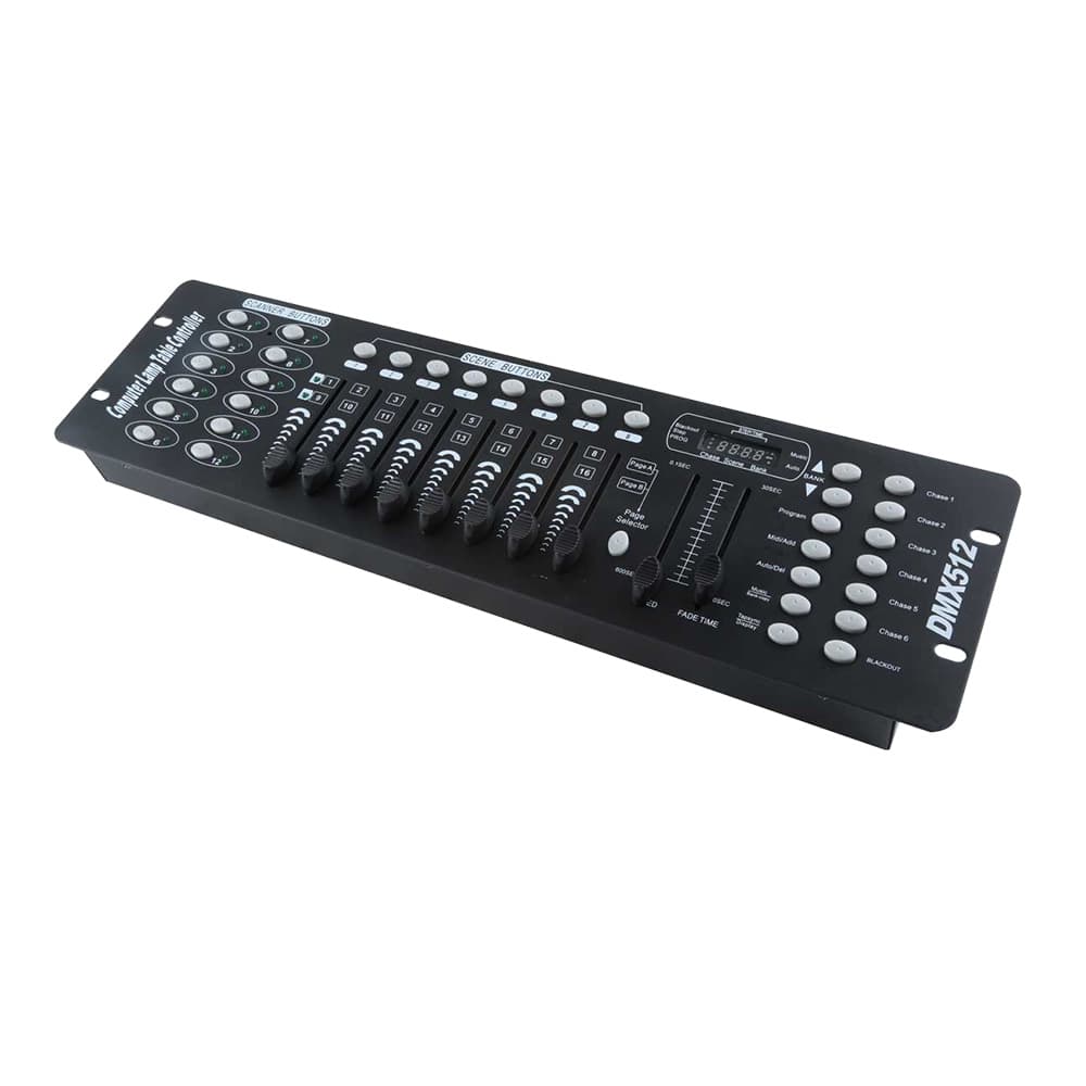 Consola Gadnic SRX666 Universal 192 Canales Efectos Luces Dj Outlet