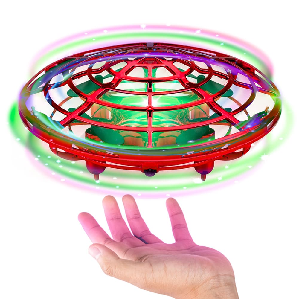 Drone Mini Ufo Gadnic Interactivo De Inducción Con Control Luz Led Usado