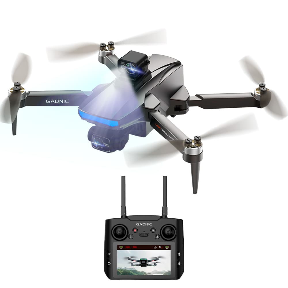  Drone Teledirigido Gadnic Drone006 4K GPS 3 Ejes Laser Anticolision 3000mAh 25 Min Pantalla 45 Usado