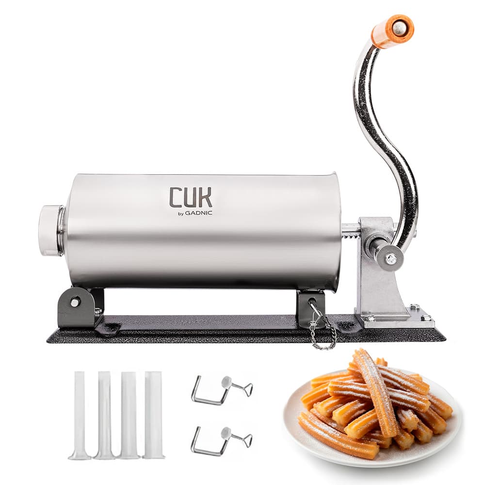 Maquina Churrera Industrial Cuk By Gadnic Embutidora Manual 3kg Acero Inoxidable