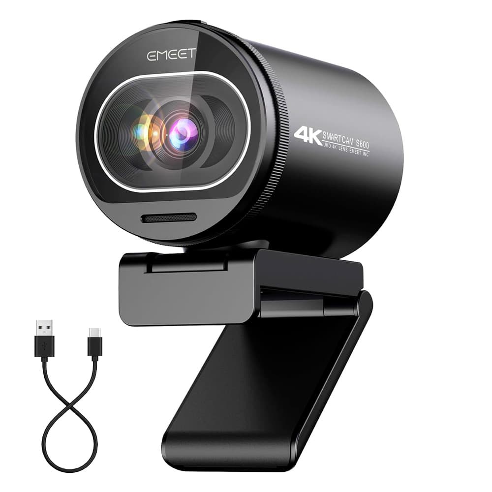 Cámara Web Emeet S600 4k Enfoque Automatico 1080p 