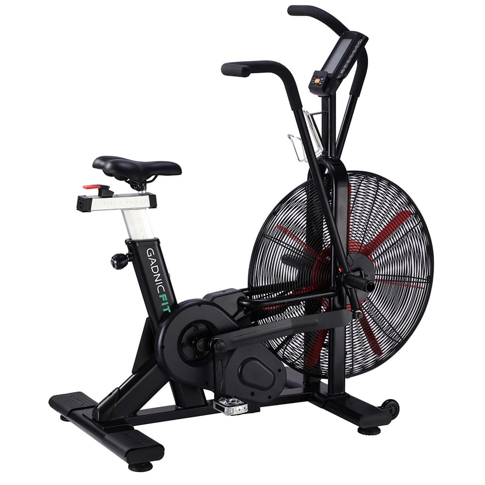 Bicicleta Fija de Aire Gadnic Air Bike 8 Programas Hasta 160kg Aluminio Acero Resistente Asiento Ajustable