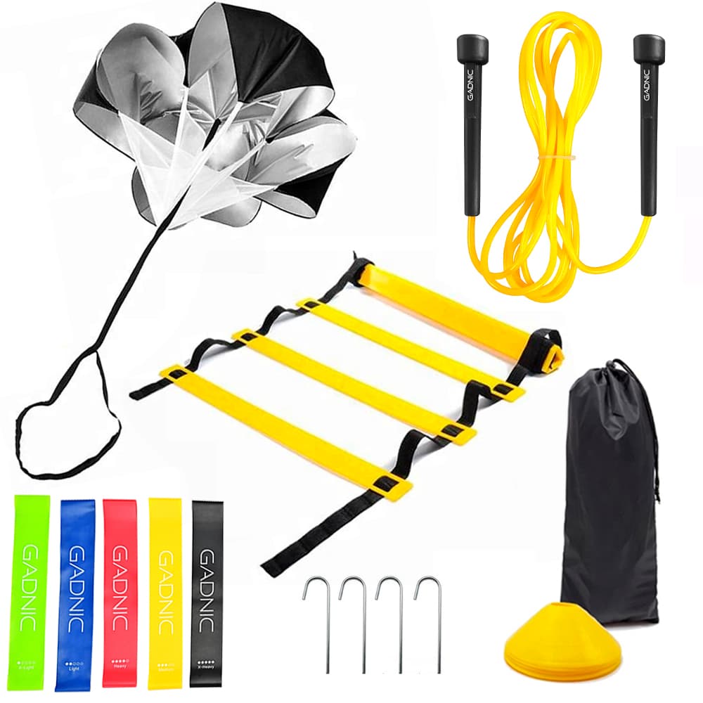 Kit Entrenamiento Gadnic Funcional Escalerita + Sogas y bandas