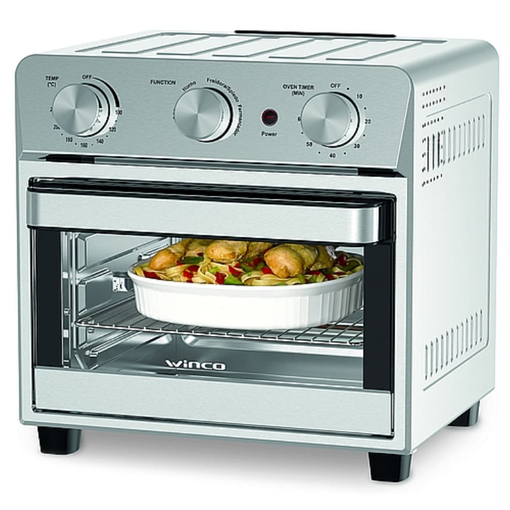 Horno Freidor por Aire Winco 14L W904 Acero Inoxidable