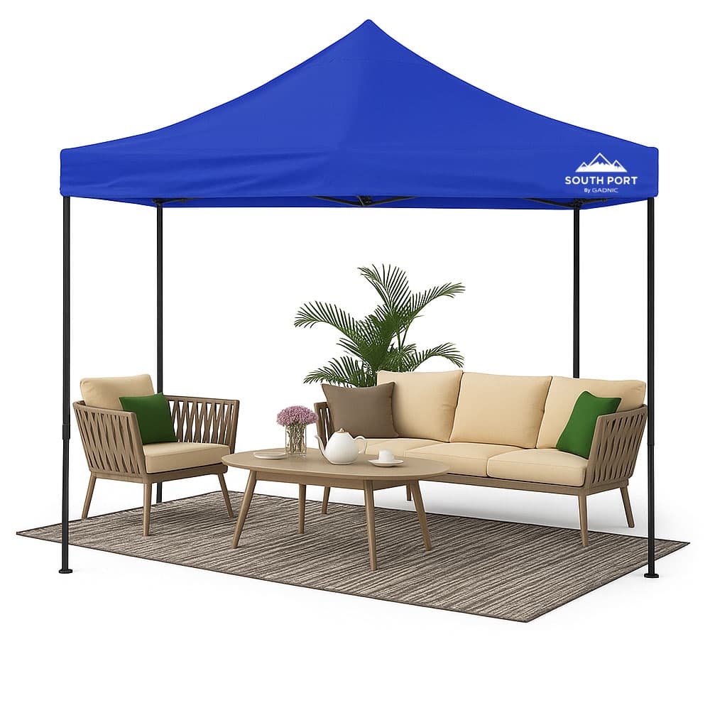 Gazebo Gadnic 3X3M-NR Plegable 3x3 Toldo Reforzado Estructura Metálica Outlet