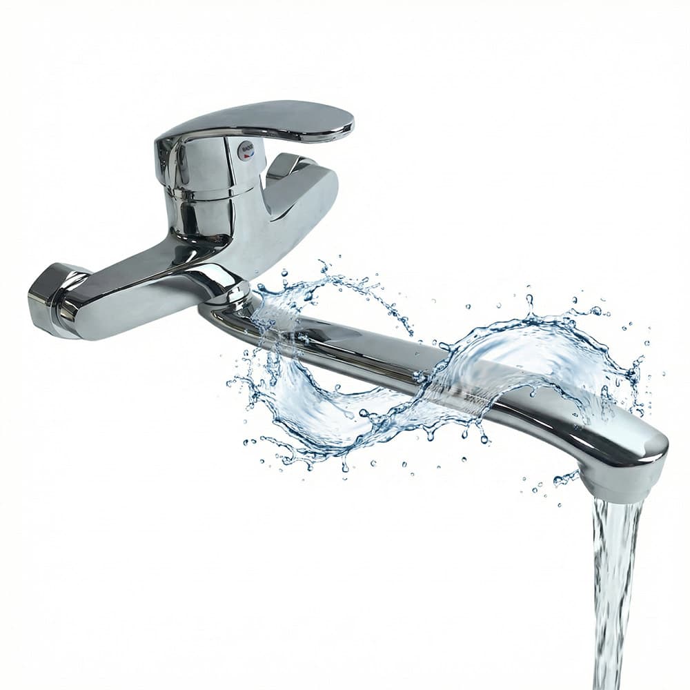 Canilla Cocina Rieti Gadnic Monocomando Pared Brazo Largo Outlet