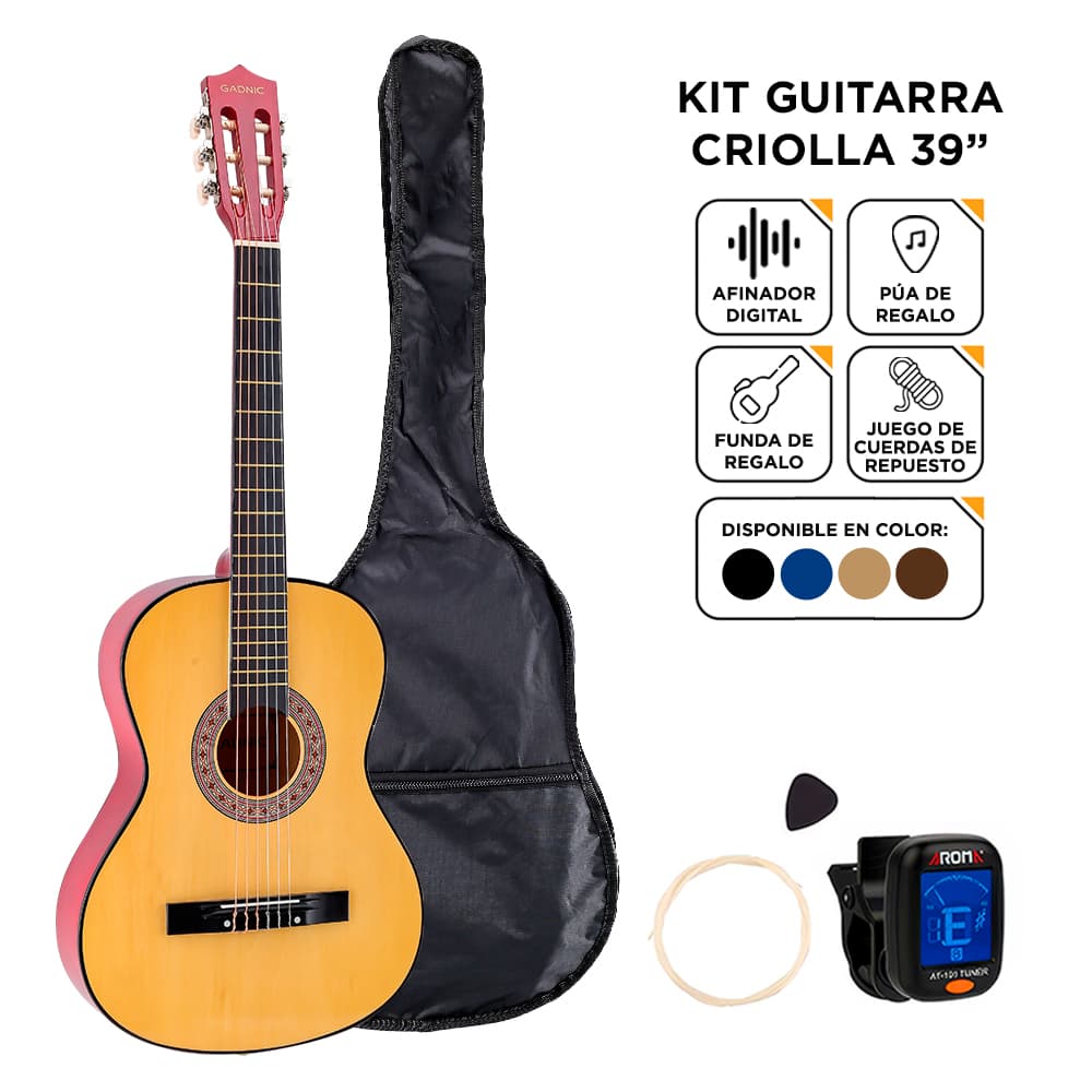 Guitarra Criolla Gadnic 39 COLOR Outlet
