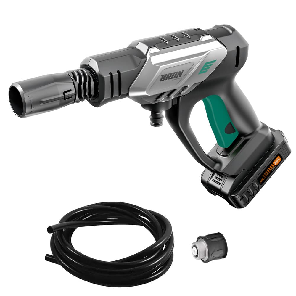 Pistola Hidrolavadora Bron by Gadnic 200W 20V 25 bar 362 PSI IPX5 Alta Presion Electrica Portatil