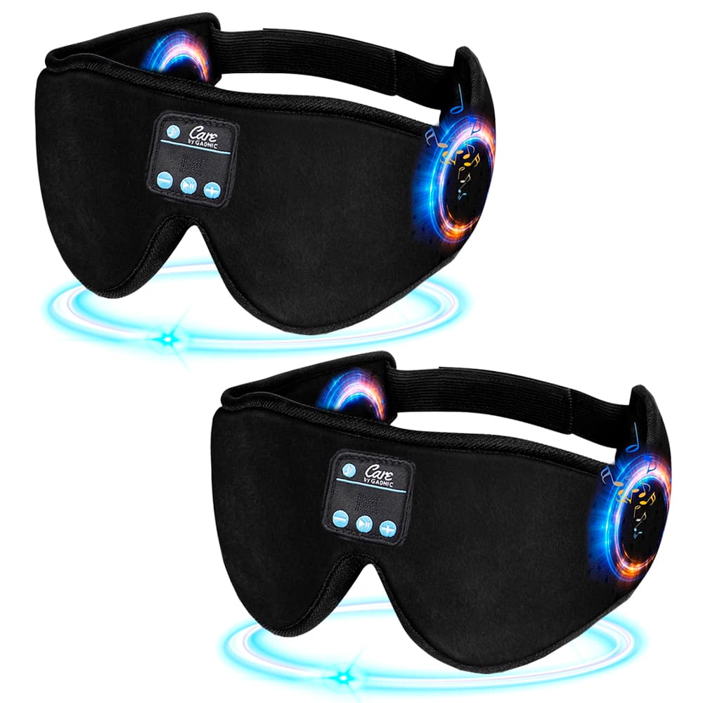 Kit x 2 antifaces Gadnic para dormir con bluetooth