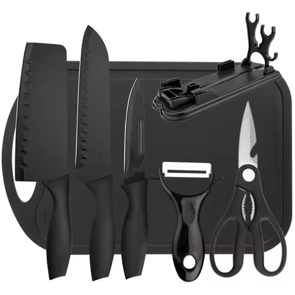 Set Cuchillos 7 Piezas Gadnic Cocina Acero Inoxidable  Outlet