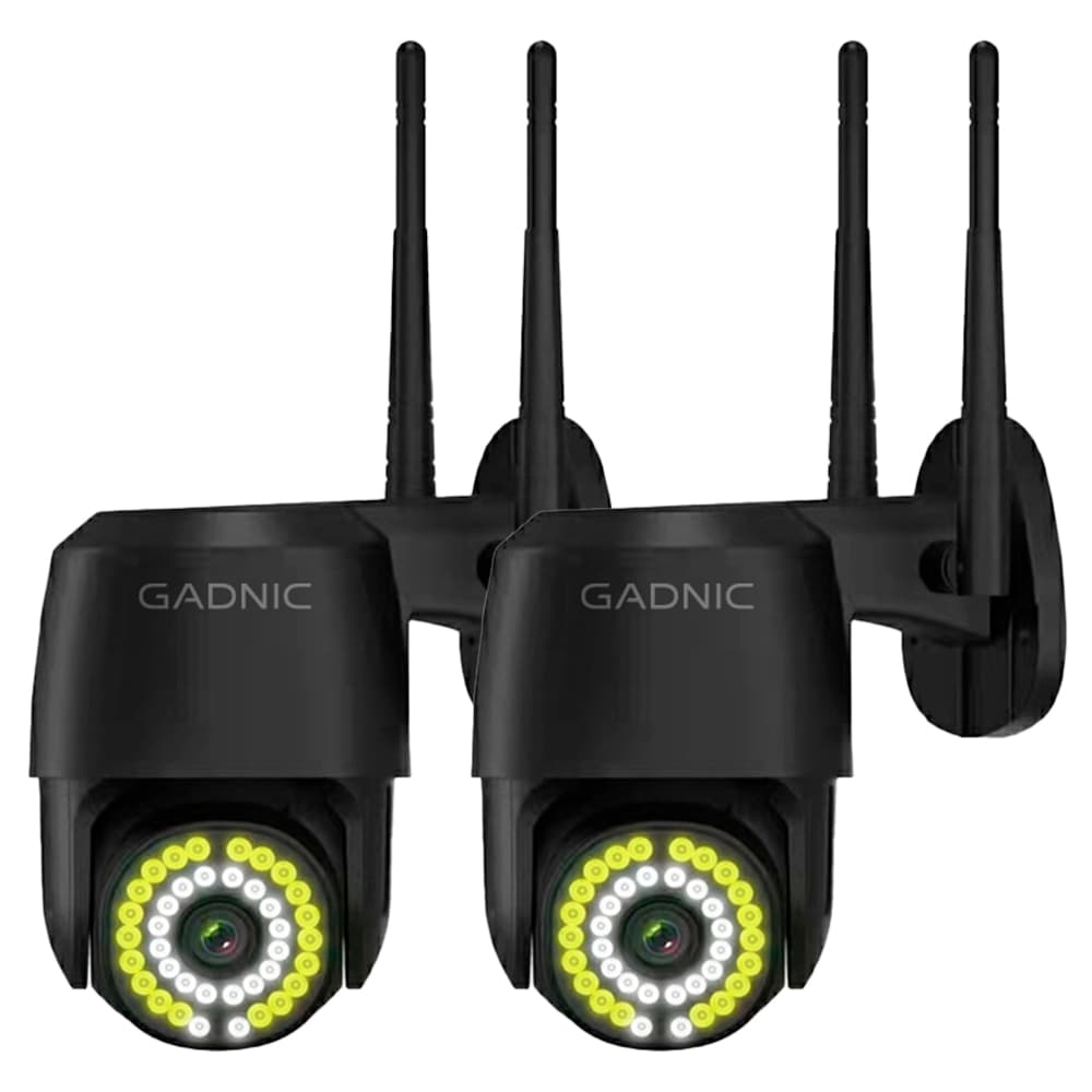  Kit x2 Cámara de Seguridad Gadnic Audio Bidireccional