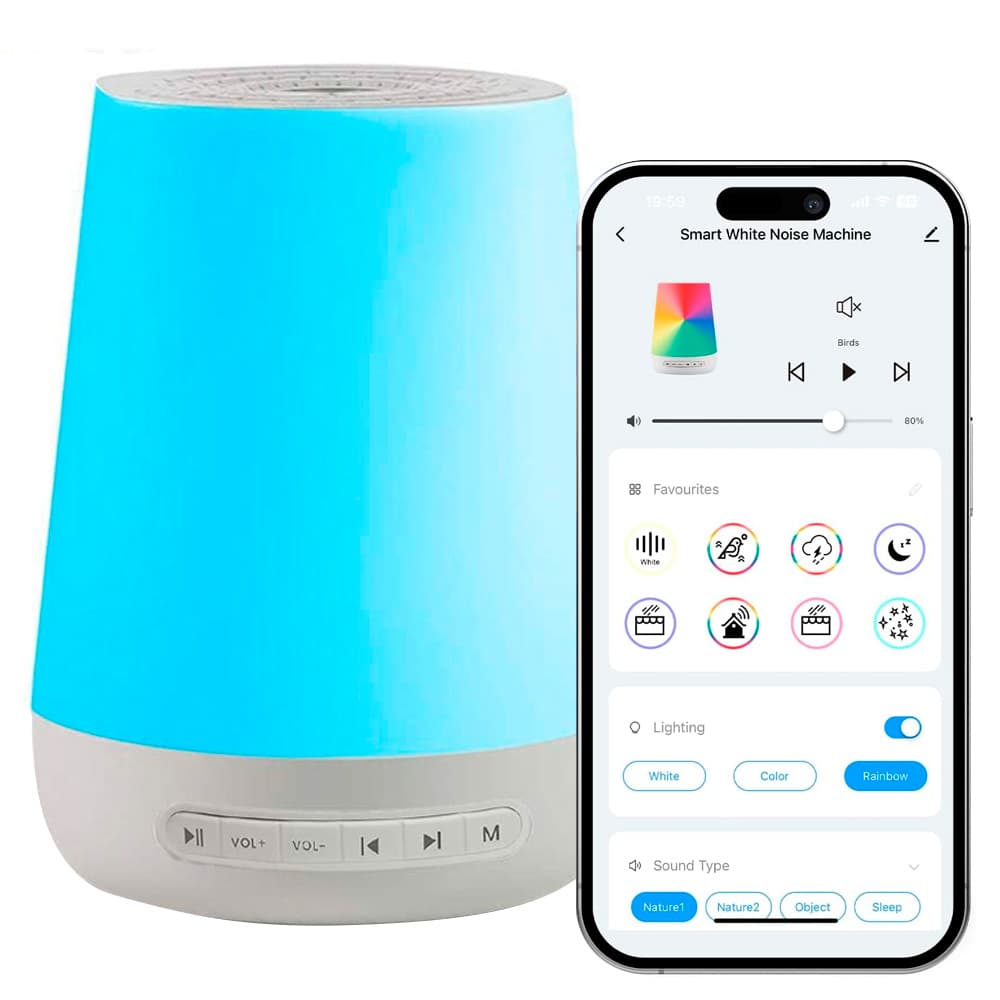 Maquina de Ruido Blanco Gadnic con Bluetooth Outlet
