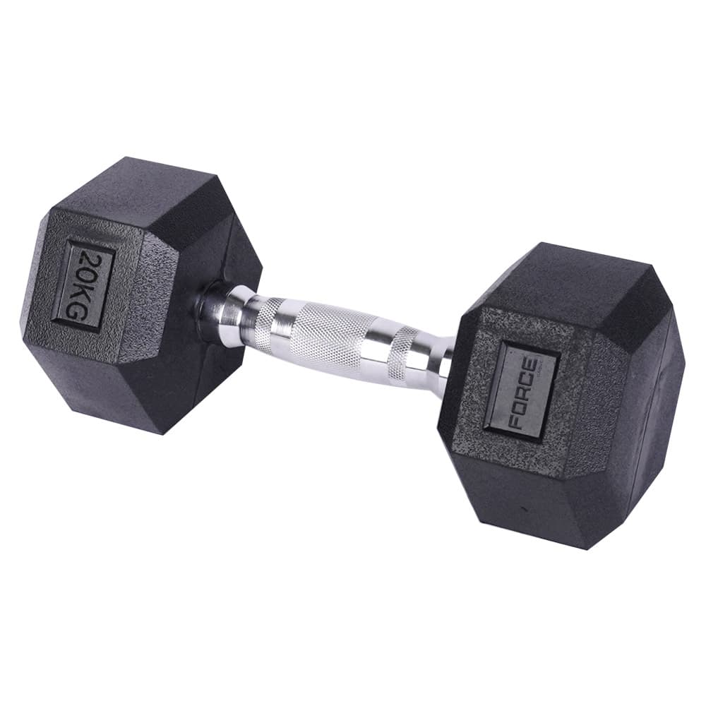 Mancuerna Hexagonal Force By Gadnic 20KG Agarre Seguro  Outlet