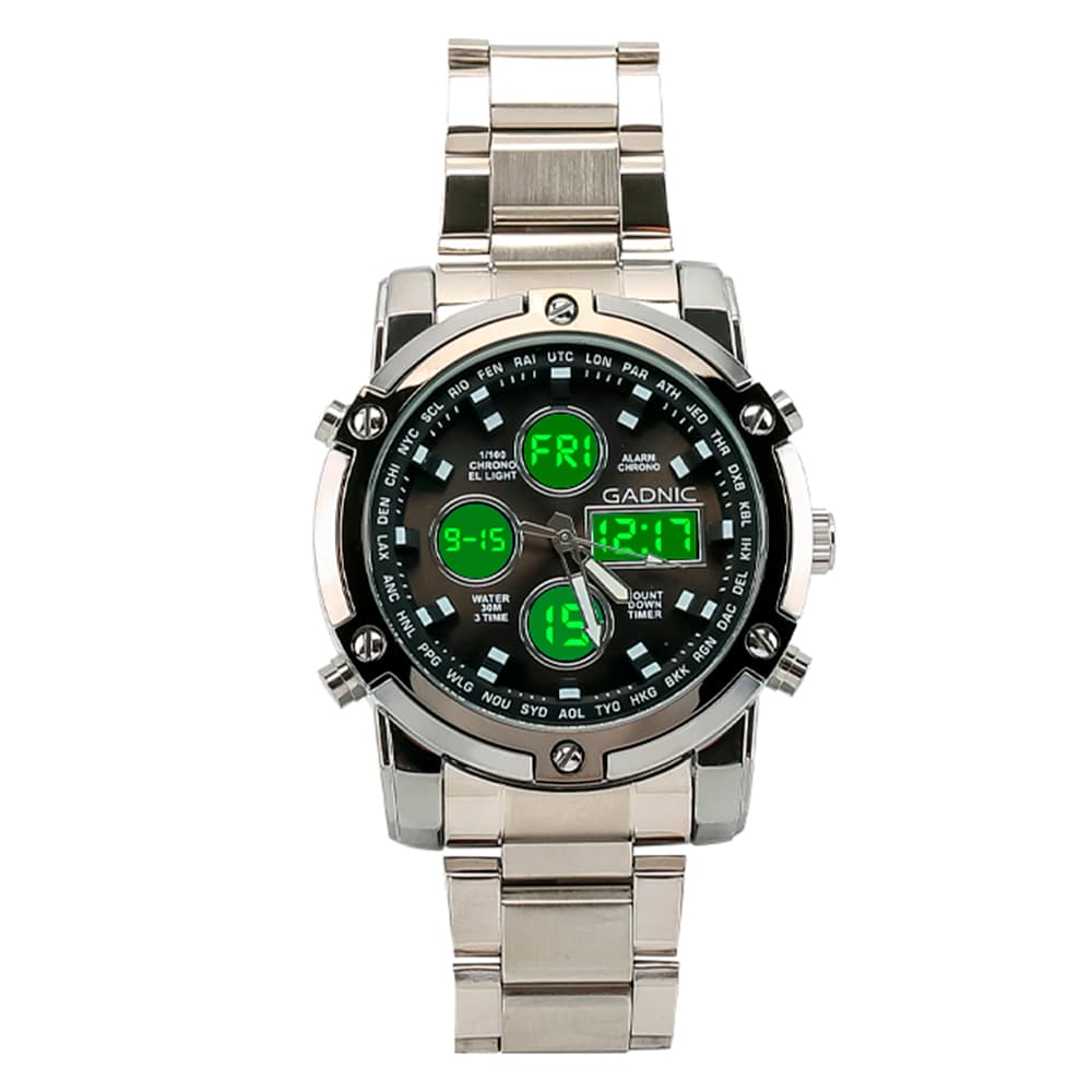 Reloj Digital Gadnic RM70F23 Acero Inoxidable Cronometro Alarma Timer Usado