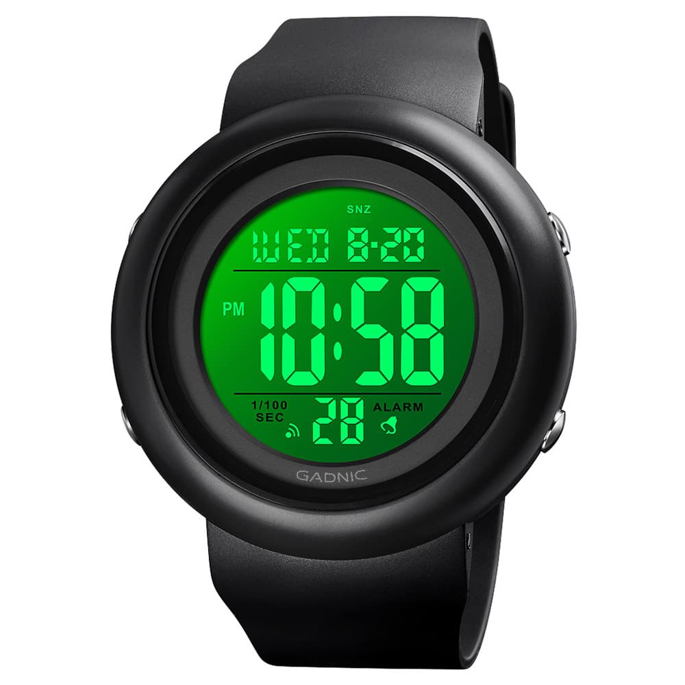 Reloj Gadnic Sumergible Digital con Alarma Cronometro Usado