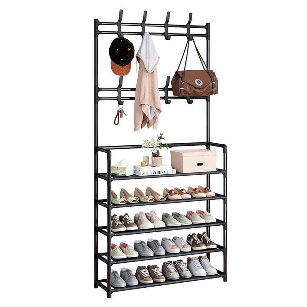 Perchero Organizador Zapatero Gadnic de 4 Estantes Hogar Estructura Firme Outlet