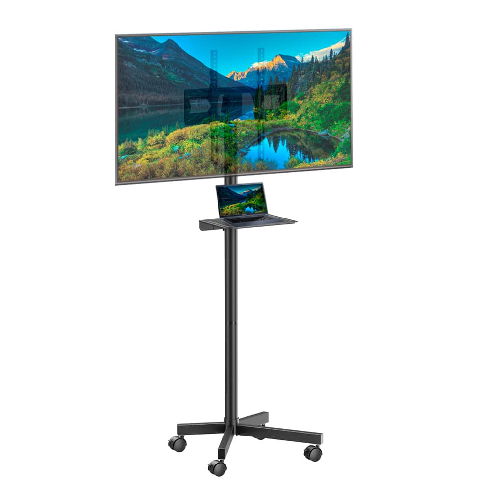 Soporte TV De Pie con Ruedas Gadnic Altura Ajustable Inclinable  Outlet
