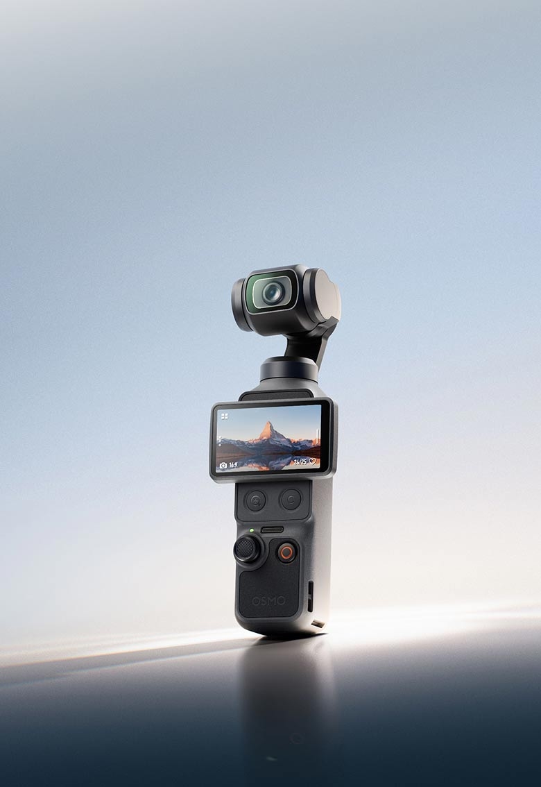 Cámara ultracompacta que incorpora un estabilizador motorizado (gimbal) de 3 ejes.