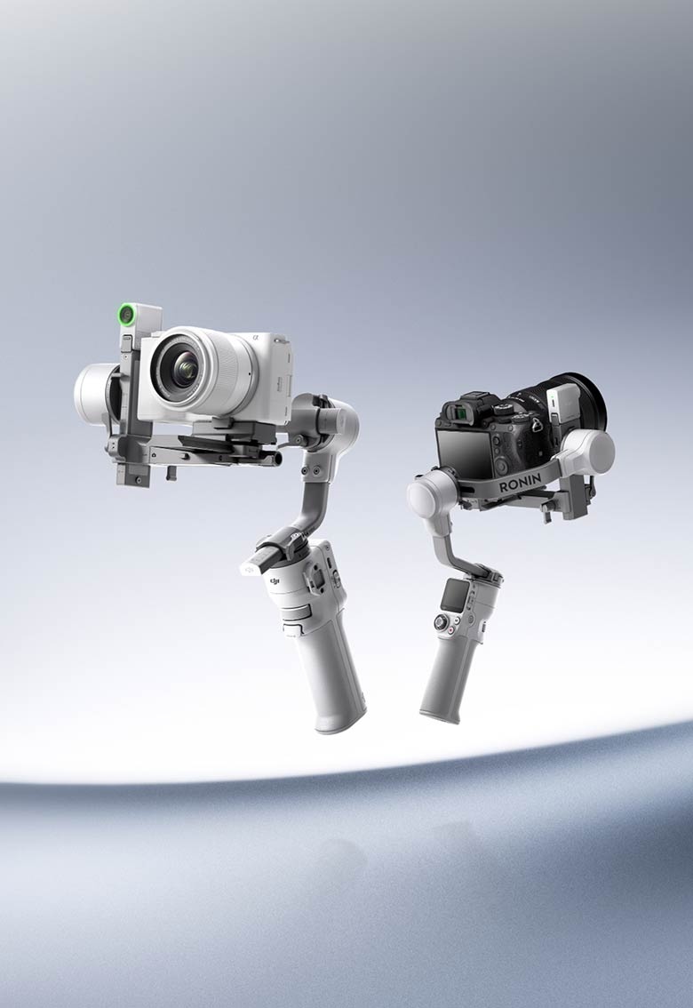 Estabilizador de cámara ultraligero diseñado para cámaras mirrorless y smartphones.