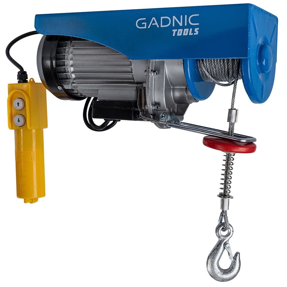 Aparejo Eléctrico Gadnic AP500 Hasta 500kg 1020w Gancho Doble y Simple Reforzado Usado