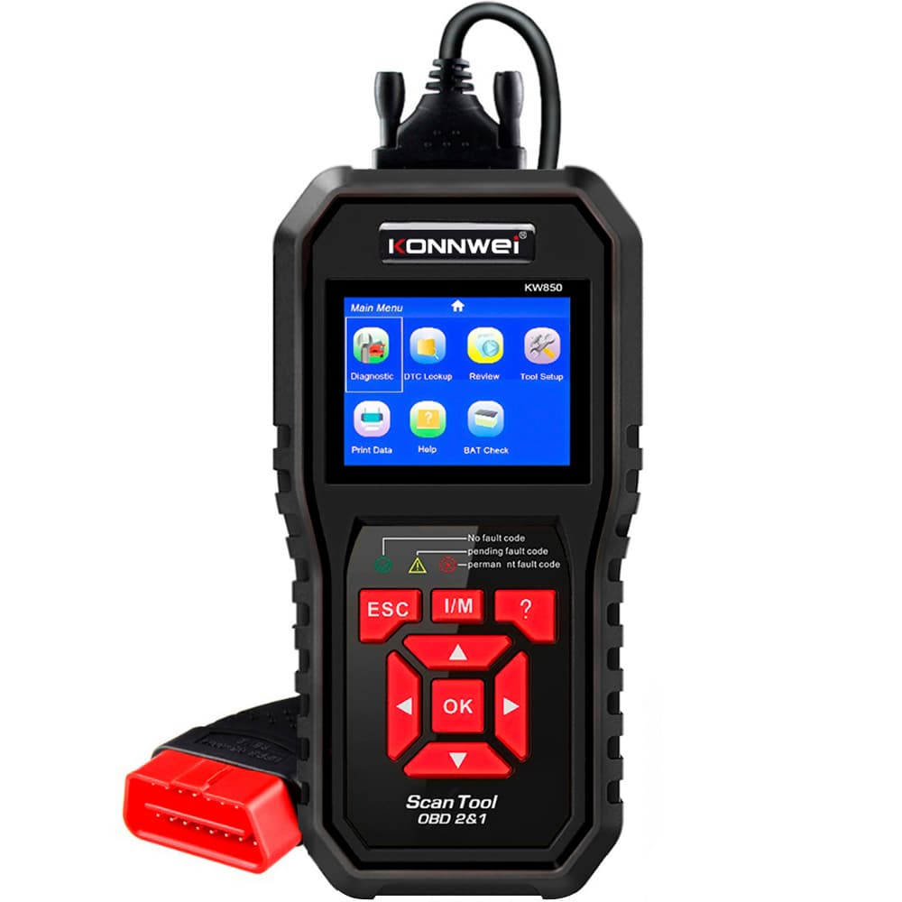 Scanner Automotriz Konwei KW850 Profesional OBD2 Diagnóstico Multimarca Outlet