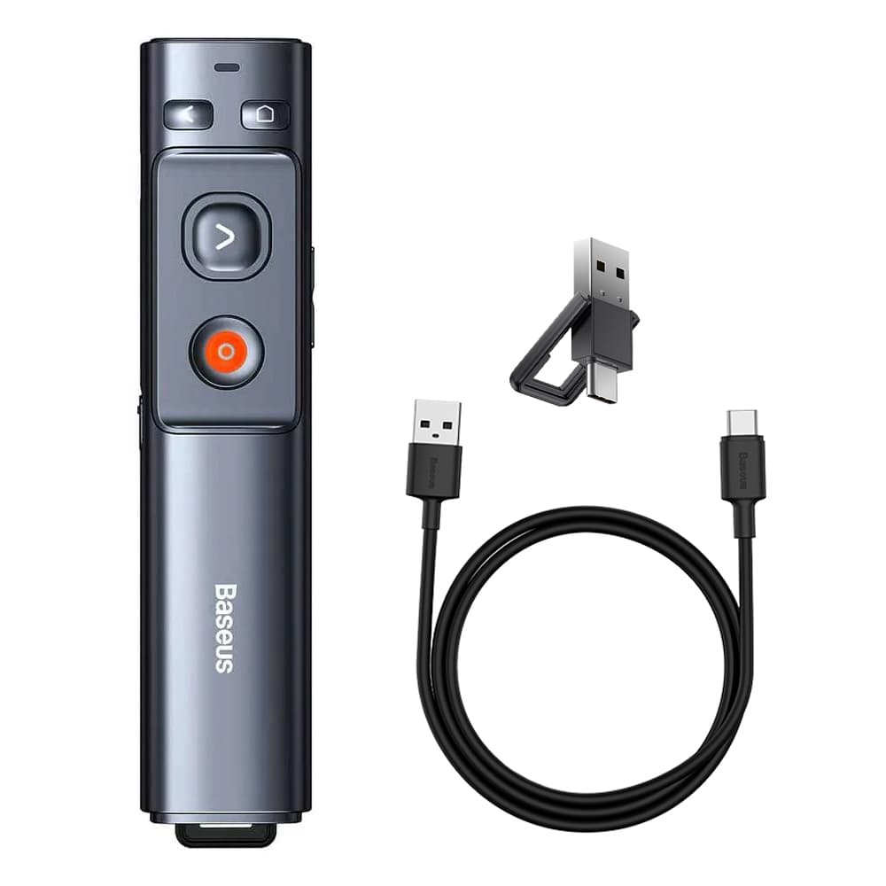 Presentador Inalambrico Baseus Con Puntero Laser Rojo