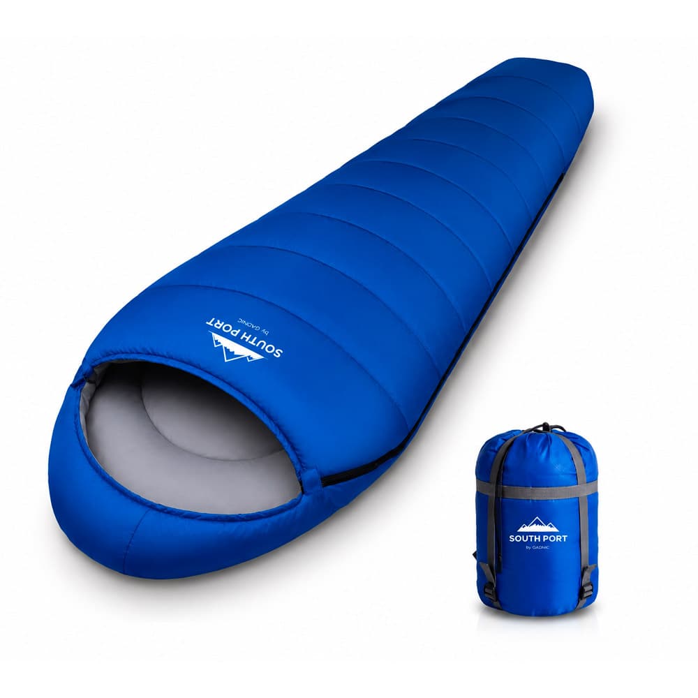 Bolsa De Dormir Momia Gadnic Poliester 190T Algodon Imitacion Seda 250 g m2 Temperatura Confort 5 A 10 Grados Temperatura Extrema