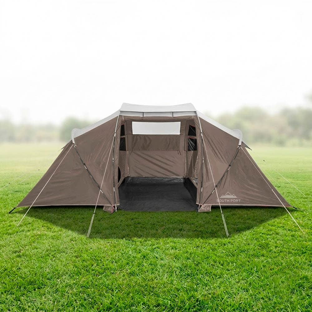 Carpa Para 4 Personas SouthPort By Gadnic Camping 2 Habitaciones Impermeable Familiar Protección UV
