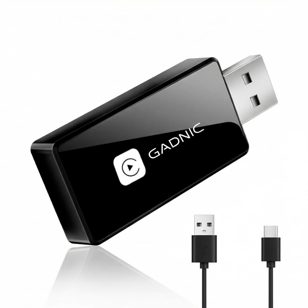 Adaptador Inalámbrico Para Auto Gadnic Carplay Android Bluetooth Usado