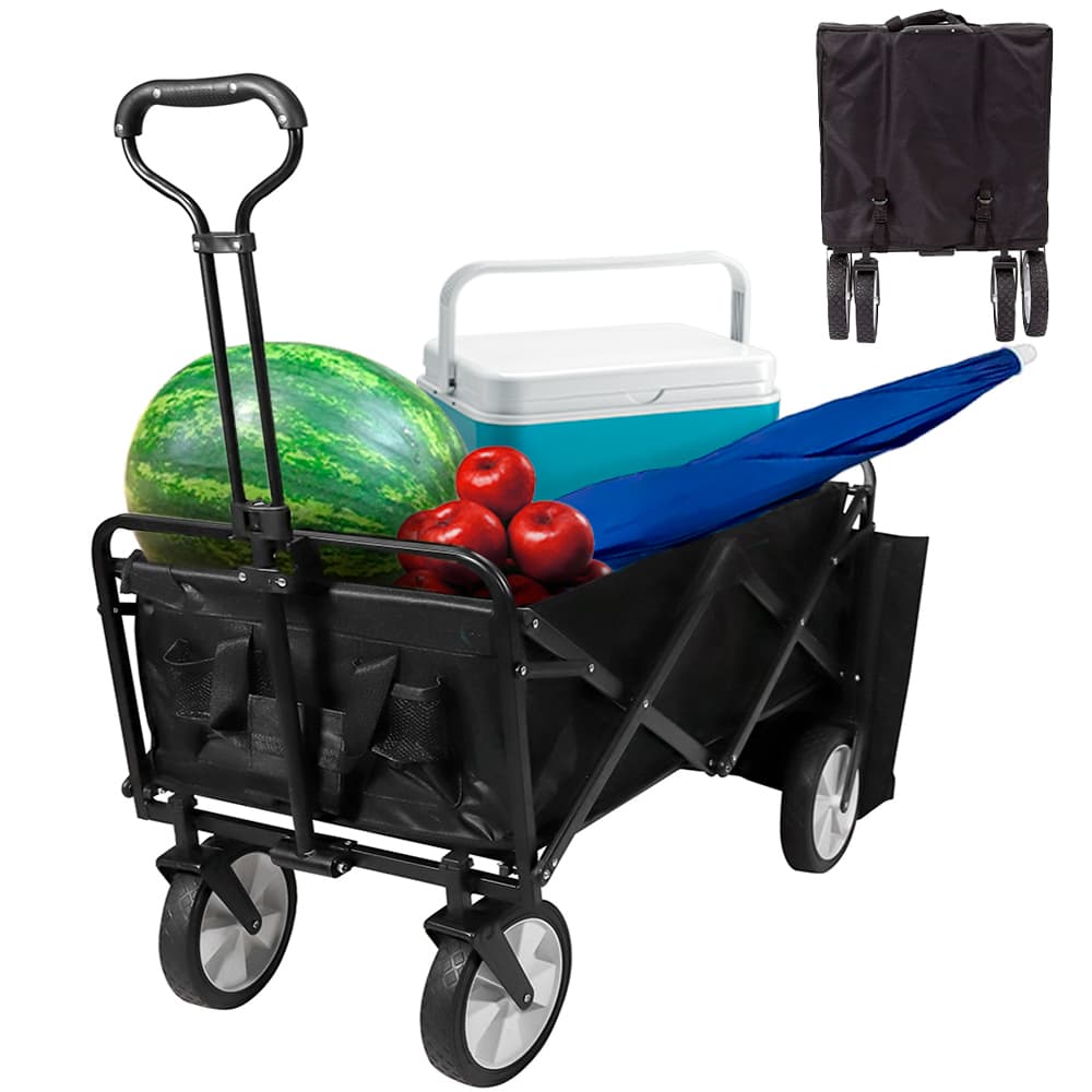 Carro Plegable Gadnic Aluminio Hasta 45 Kg Reforzado Compras Multiuso Camping Playa