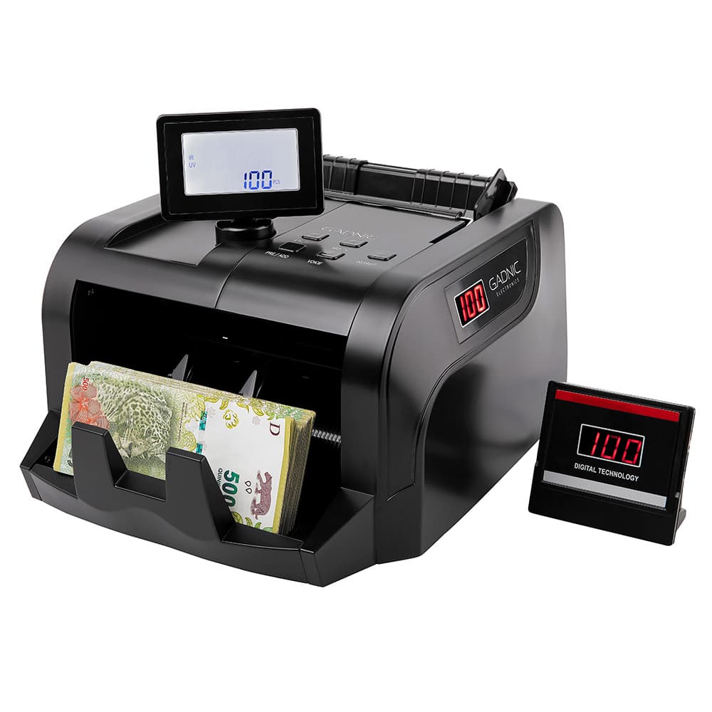 Contadora De Billetes Gadnic C-4200 Portable Homologada Doble Visor Detecta Falsos Outlet