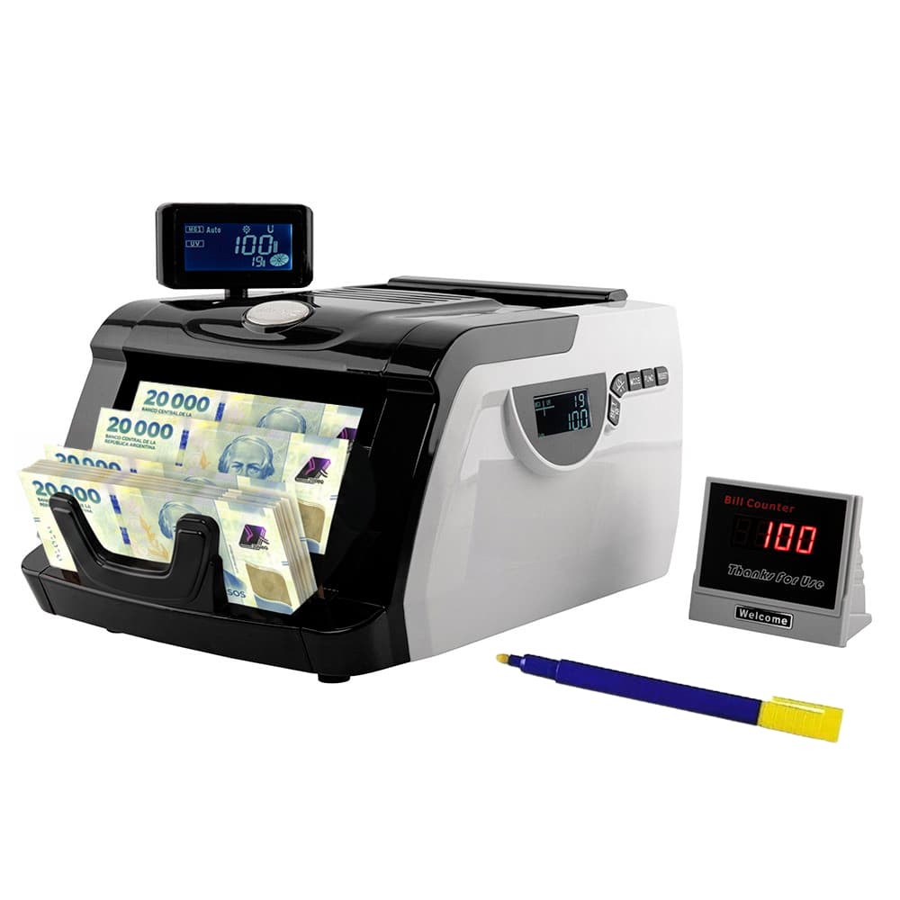 Contadora De Billetes Gadnic Detector Falsos Display Led Usado
