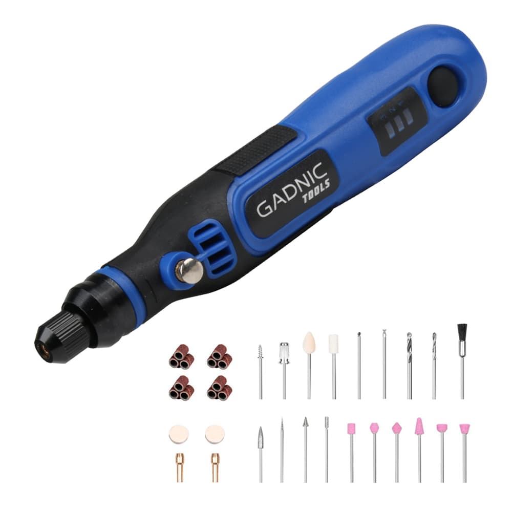 Mini Torno Inalámbrico Gadnic Roty 36 V Brocas Outlet
