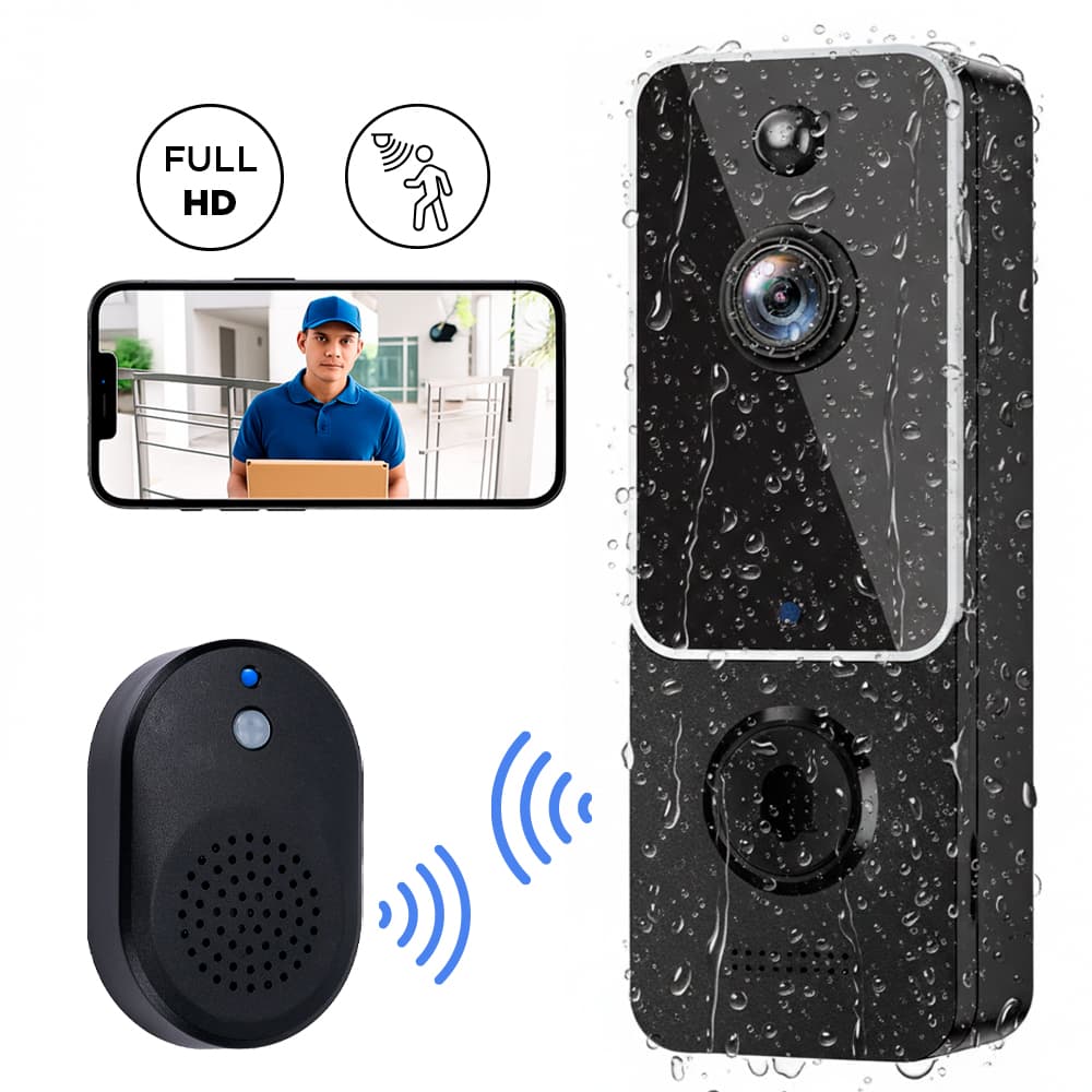 Cámara y Timbre Gadnic con Audio Bidireccional Outlet