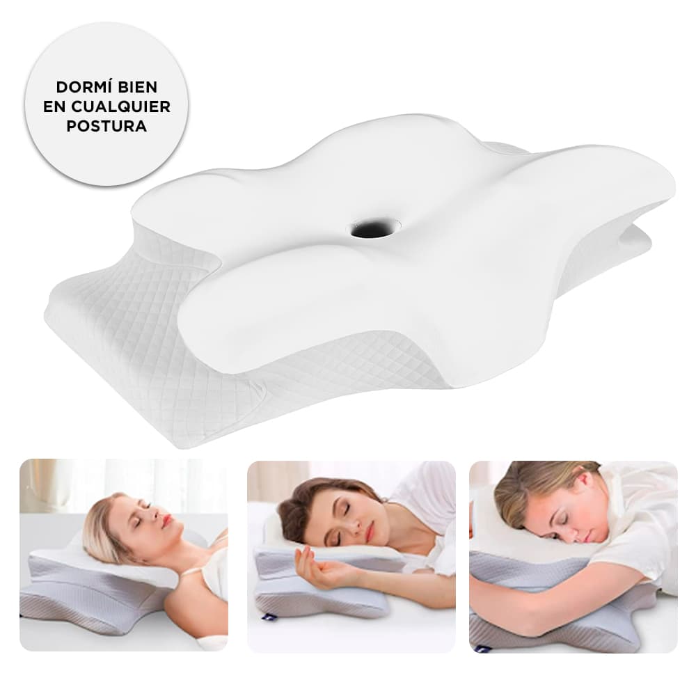 Almohada Inteligente Gadnic Espuma Memory Fresca Ergonómica Cervical Outlet