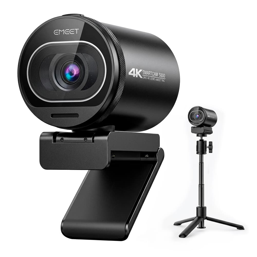 Kit Cámara Web S600 4K Trípode TD303 EMEET