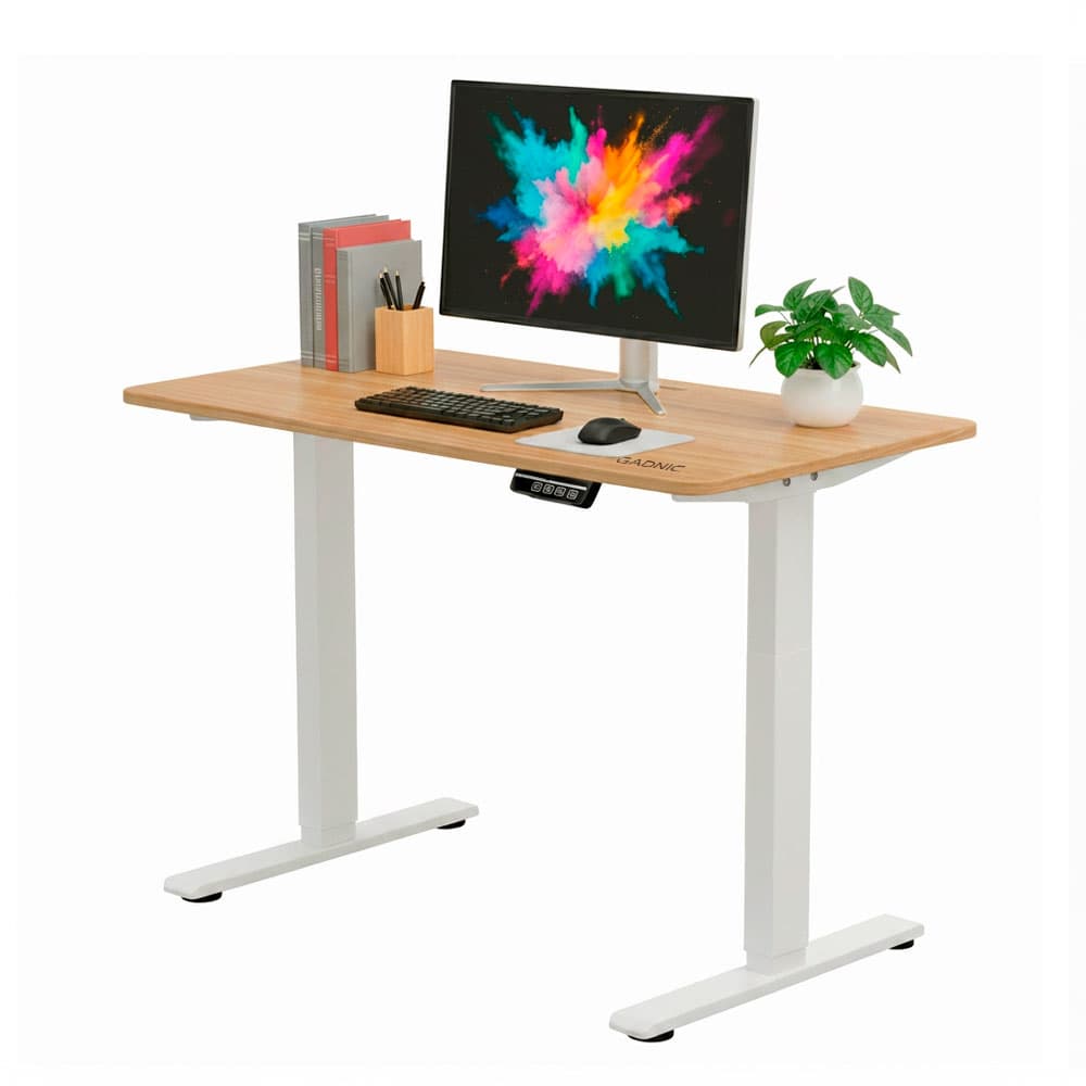 Escritorio Regulable Simple Gadnic 120x60x18 con Ajuste de Altura Usado