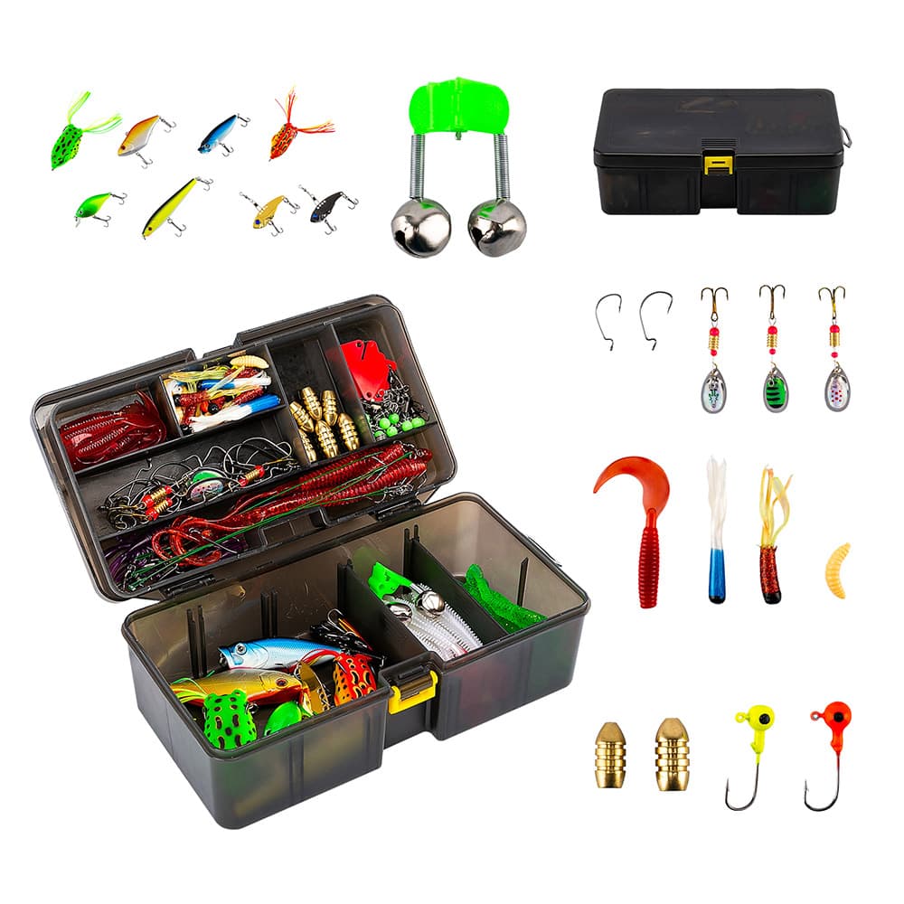 Kit de Accesorios de Pesca Gadnic 168 Piezas con Caja Organizadora