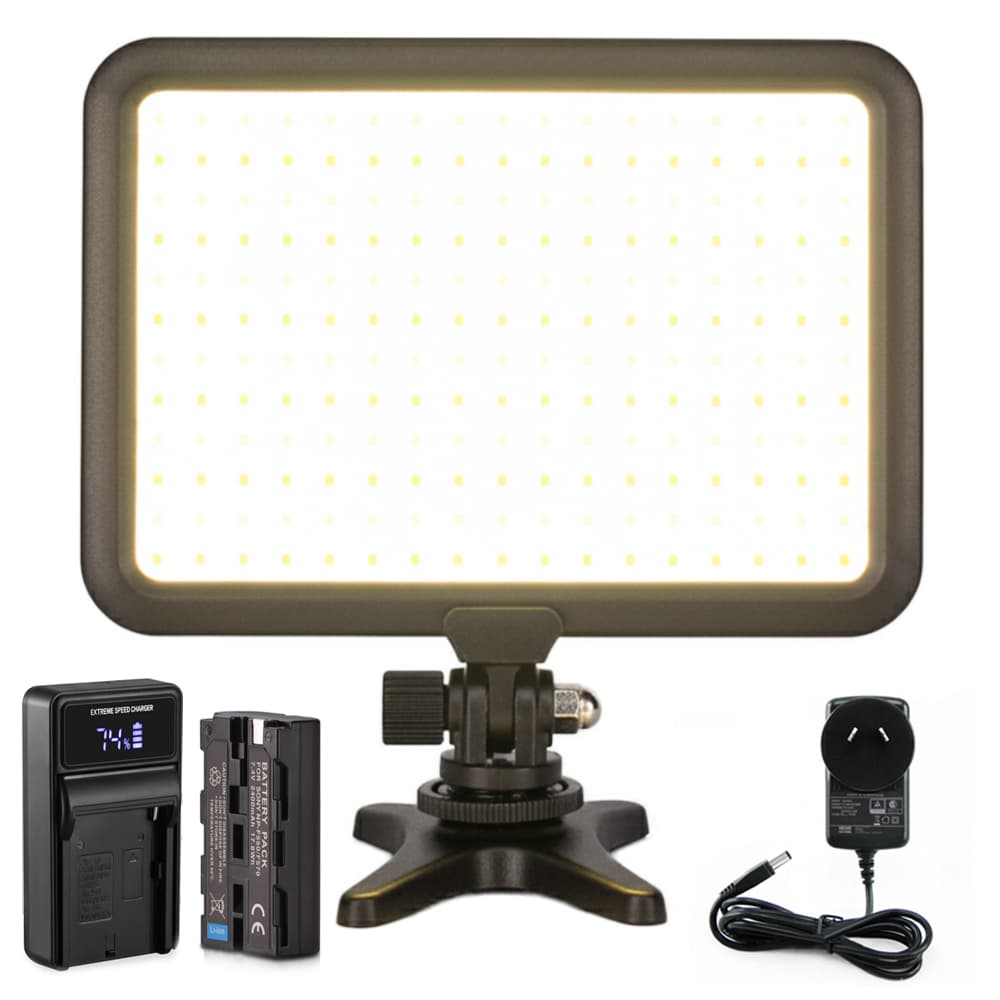 Luz Continua Gadnic 1300 Lúmenes Regulable 3200K A 5500K Con Batería 2000 mAh