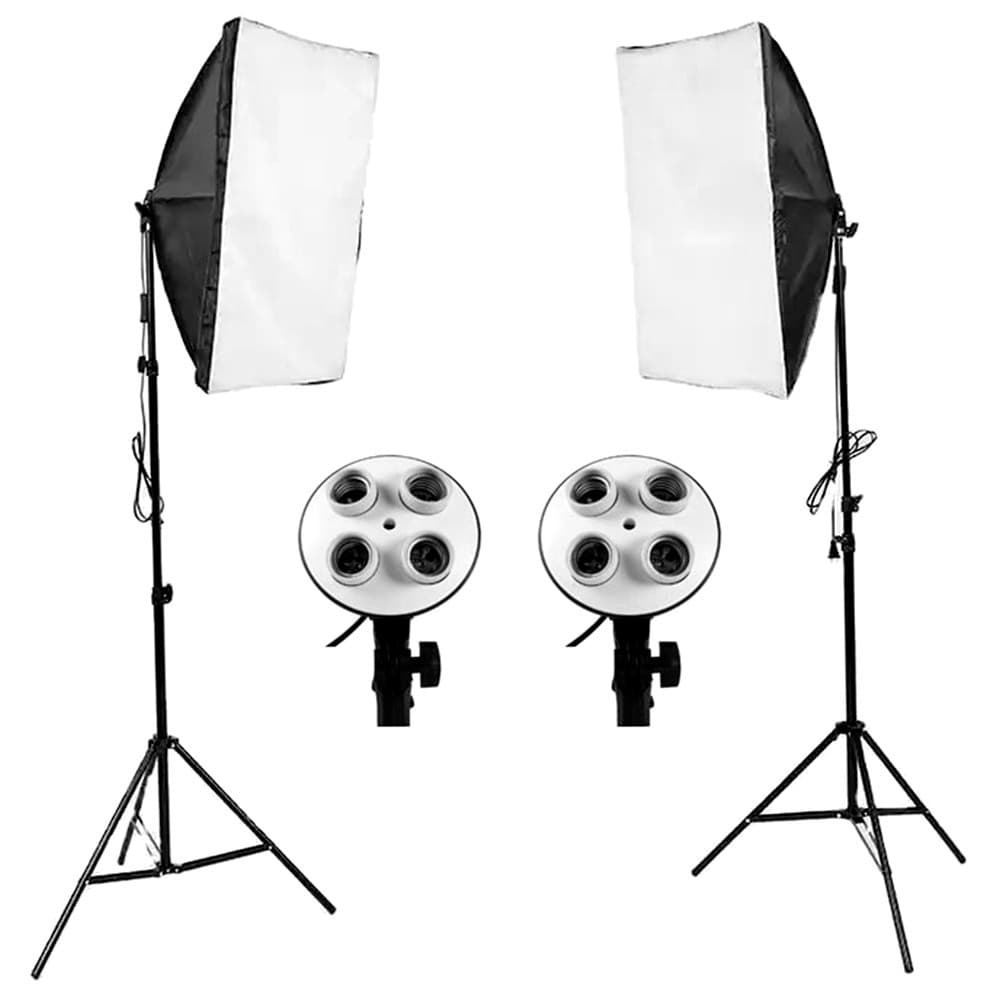 Set Softbox Flash y Trípode Gadnic FOTO0040 Para Fotografía Outlet
