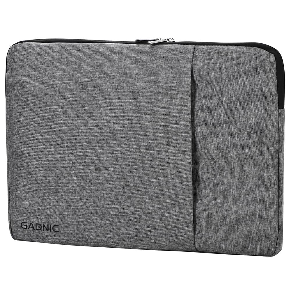 Funda Para Notebook Gadnic 13 14 15 Pulgadas Poliester Resistente Al Agua Con Bolsillo Frontal Y Cierre Seguro