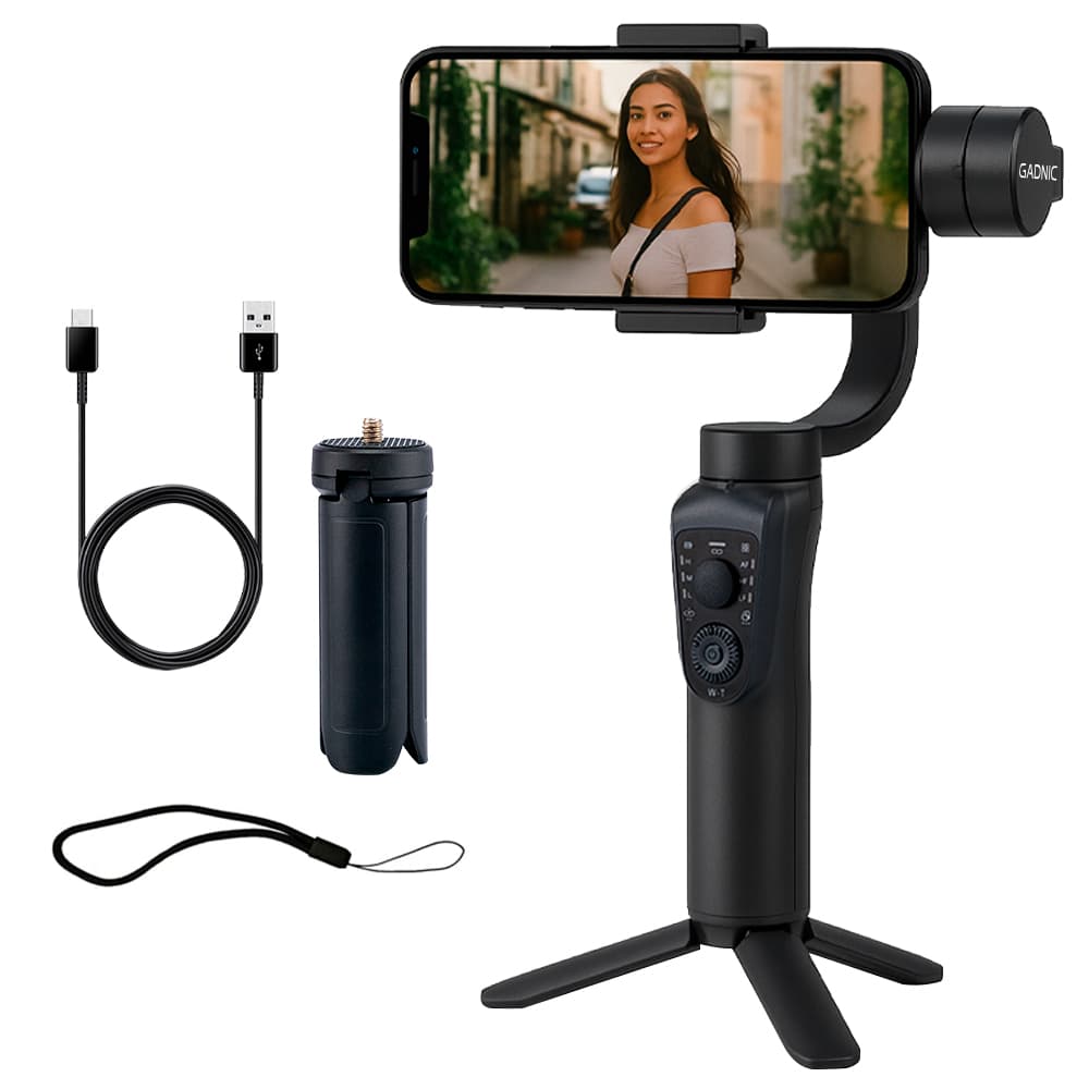 Gimbal 3 Ejes Gadnic Estabilizador para Celular S5B Pro Gimbal Usado